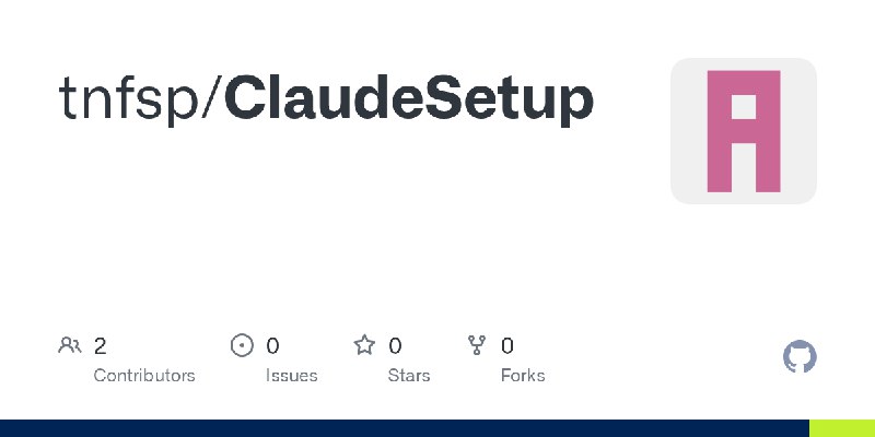 GitHub - tnfsp/ClaudeSetup